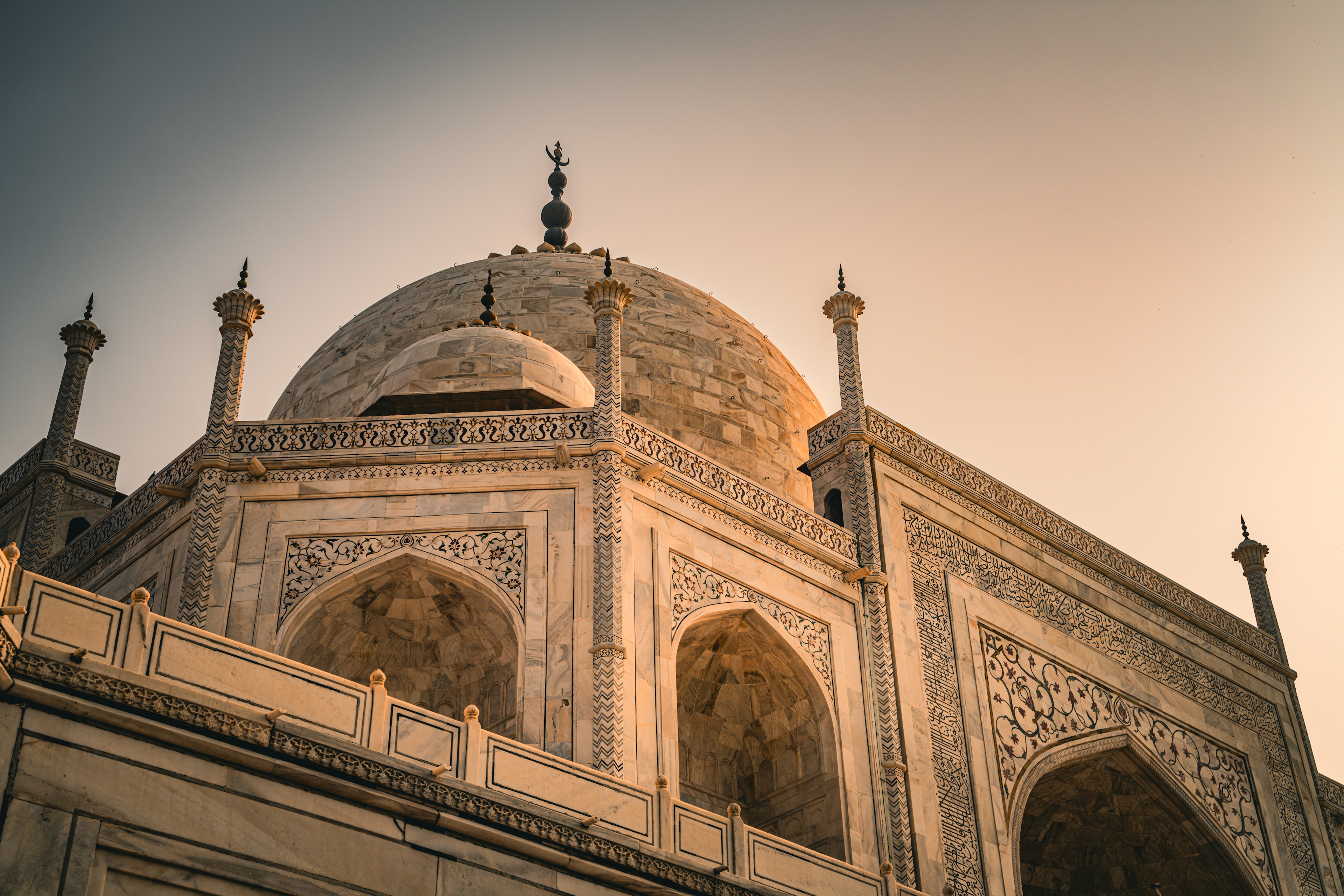 The Dome, architectural photograph from Agra, India